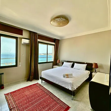 Le Traditionnel - 3Br Panoramic Seaview Retreat On The Corniche Tangier Exterior photo